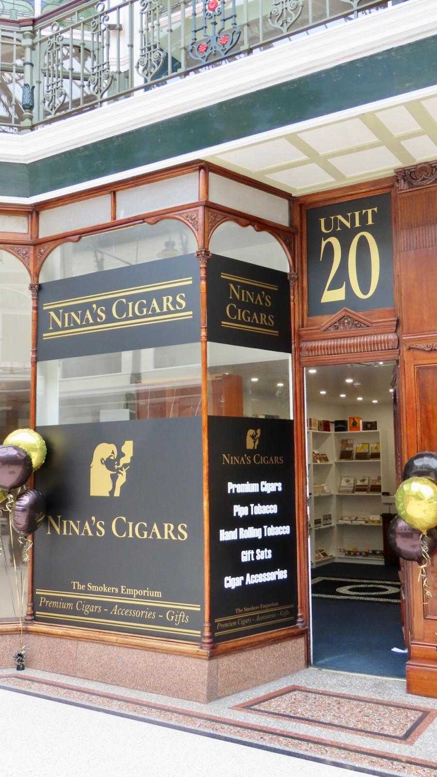 Nina's Cigar shop entry